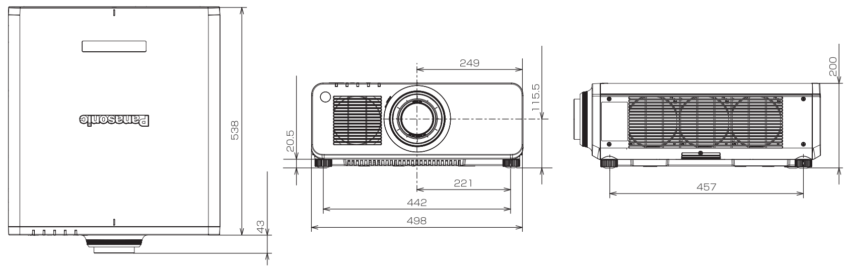 Panasonic 1チップDLPプロジェクター（PT-RZ660JB）