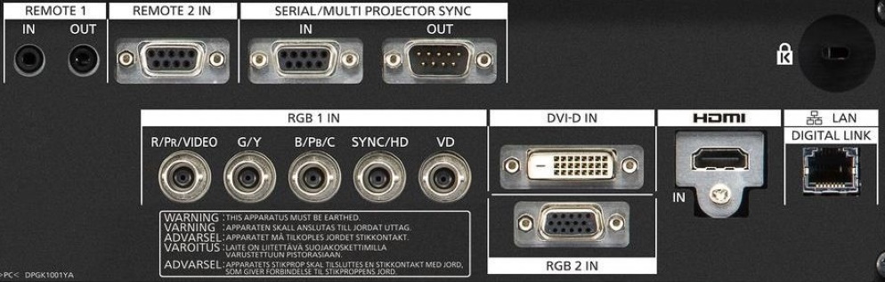 Panasonic 1チップDLPプロジェクター（PT-RW620JB）