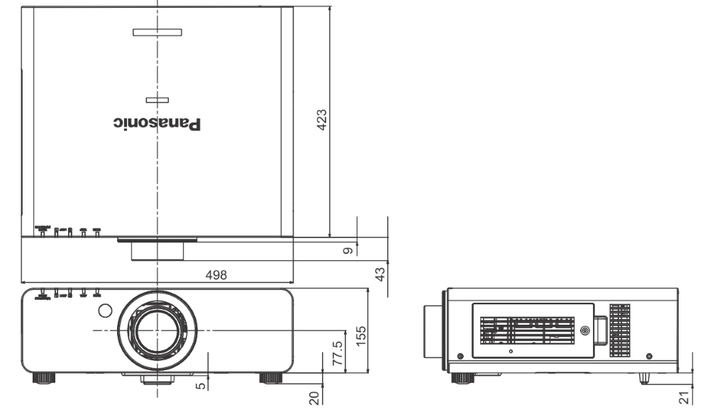 Panasonic 1チップDLPプロジェクター（PT-DX810K）