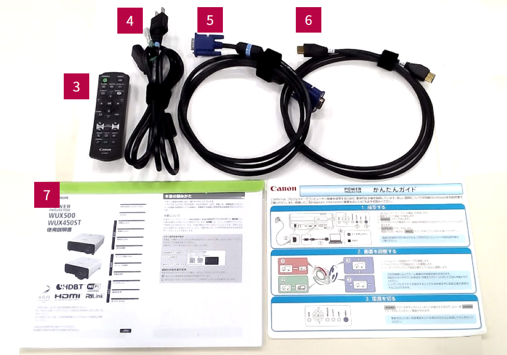 CANON 超短焦点液晶プロジェクター（WUX450ST）