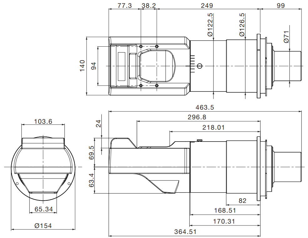 Panasonic 固定短焦点レンズ（ET-D75LE95）