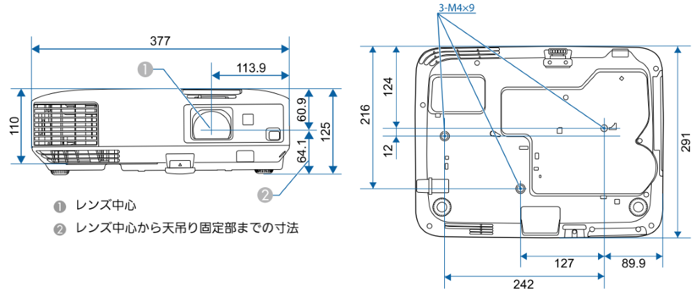 EPSON 液晶プロジェクター（EB-2245U）