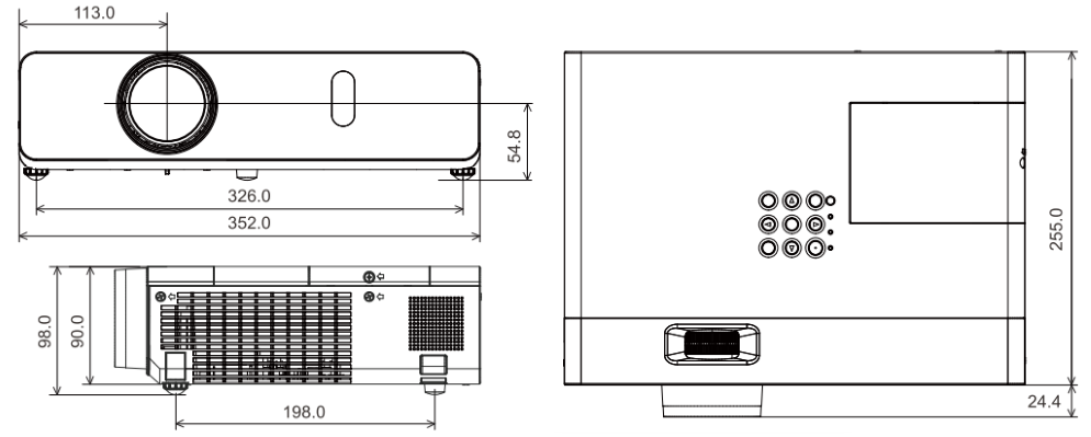 Panasonic 液晶プロジェクター（PT-VX425NJ）