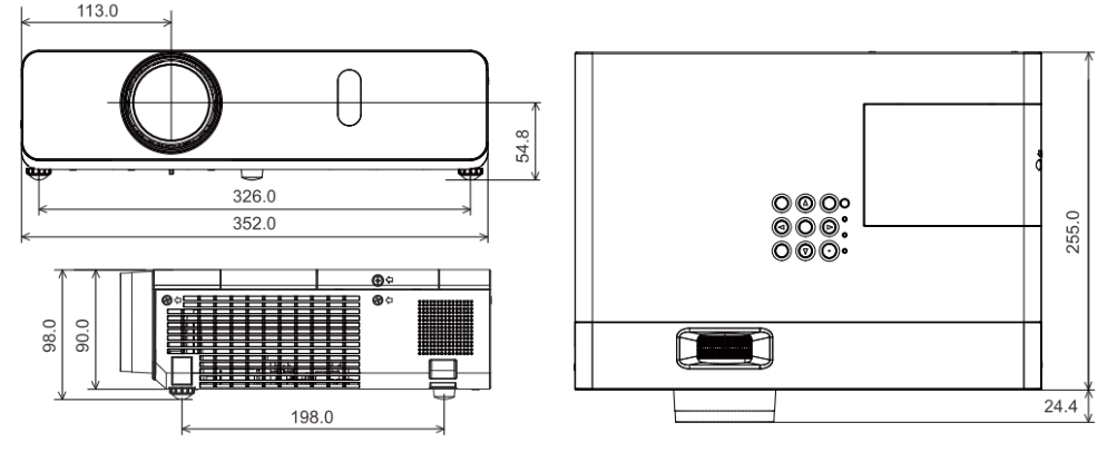 Panasonic 液晶プロジェクター（PT-VX415N）