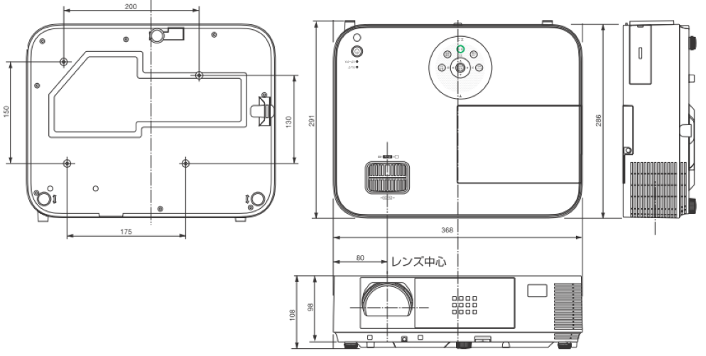 NEC DLPプロジェクター（NP-M403HJD）