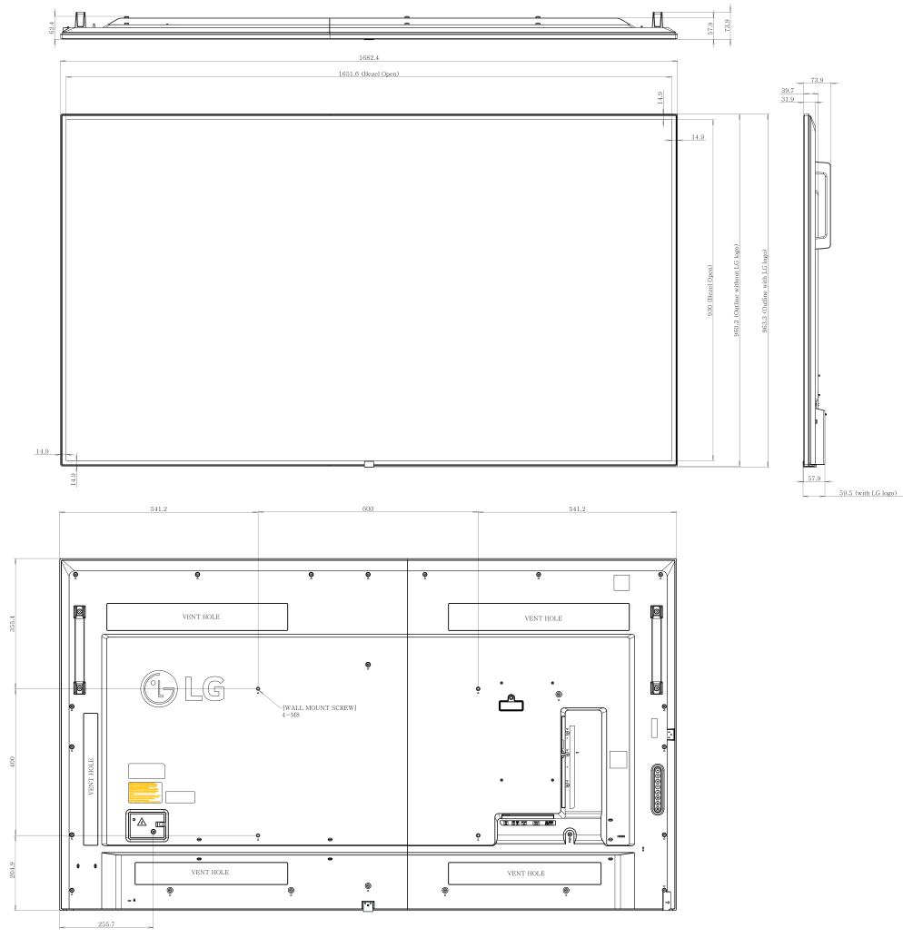 LG 75インチ4K液晶ディスプレイ（75UH5C）