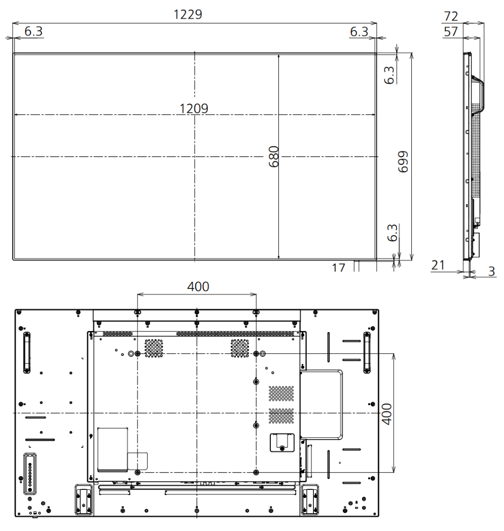 Panasonic 55インチ液晶ディスプレイ（TH-55LF80J）