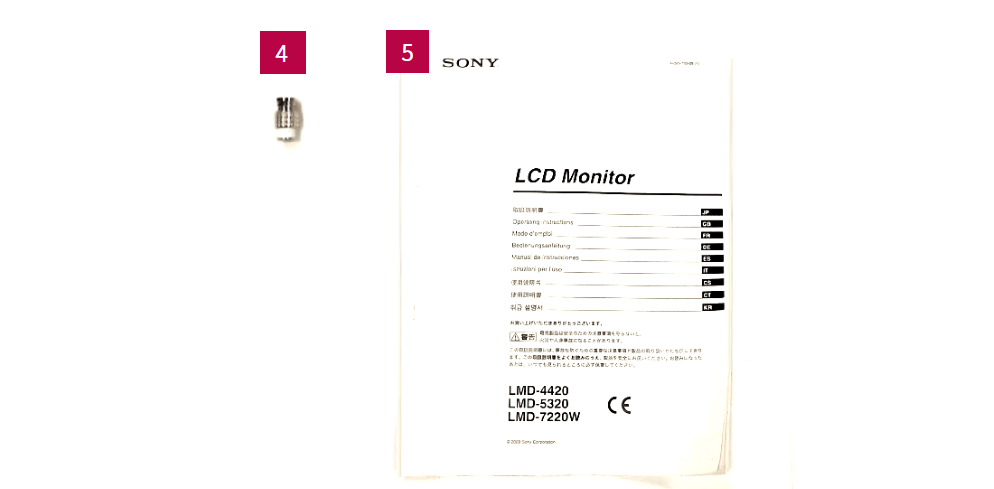 SONY 5.6インチ3連モニター（LMD-5320）