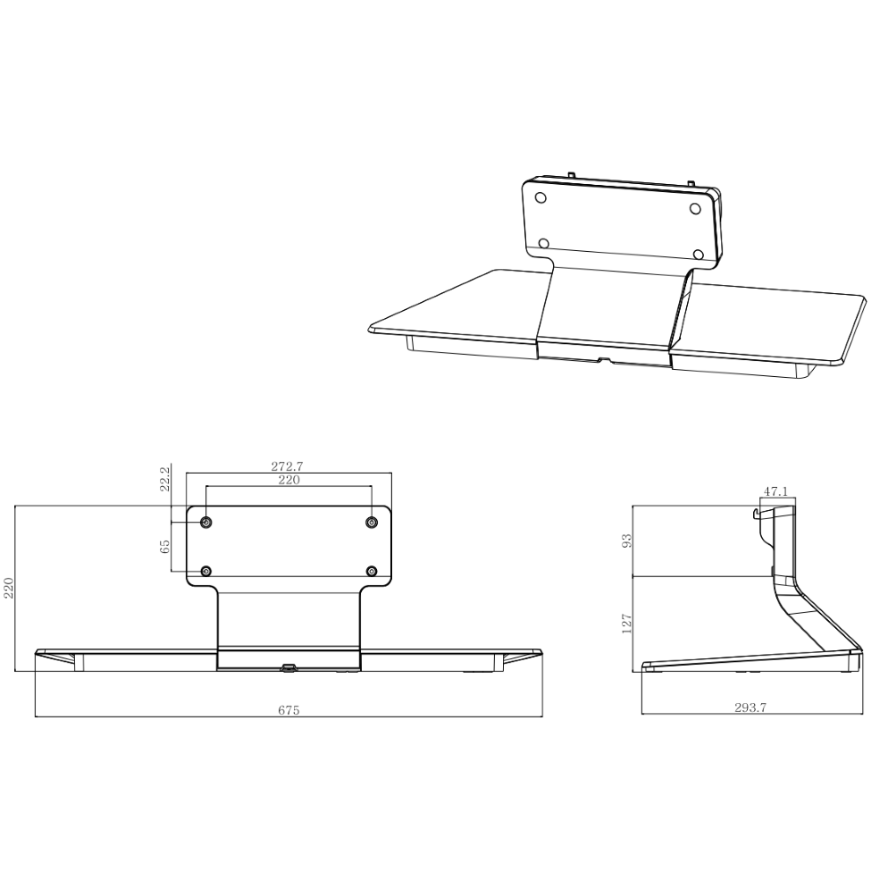 LG モニター卓上スタンド（ST-652T）