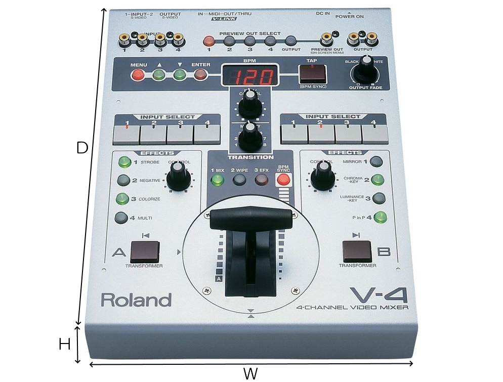 Roland 4chビデオミキサー（V-4）