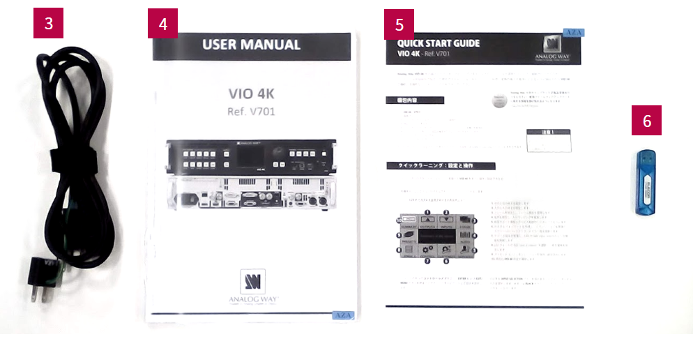 ANALOG WAY マルチフォーマットコンバーター（VIO-4K V701）