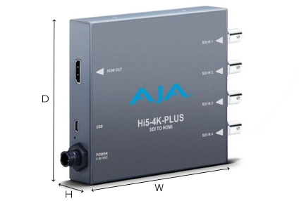 AJA クアッドSDI to HDMI2.0コンバーター（Hi5-4K-Plus）