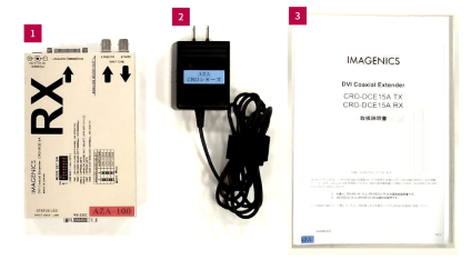 IMAGENICS DVI同軸延長受信器（CRO-DCE15ARX）