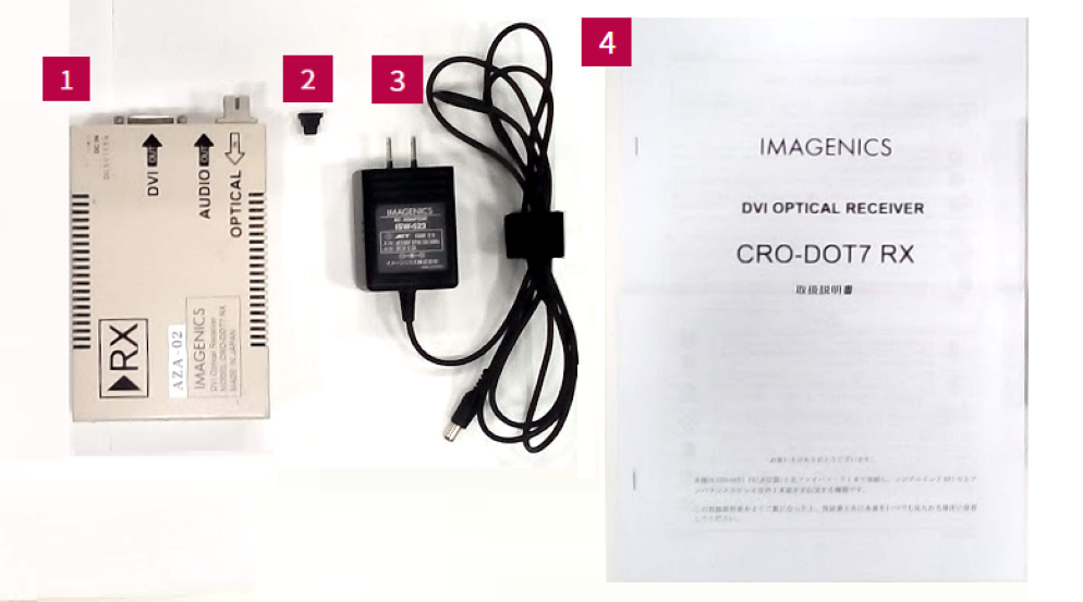 IMAGENICS DVI光受信器（CRO-DOT7RX）