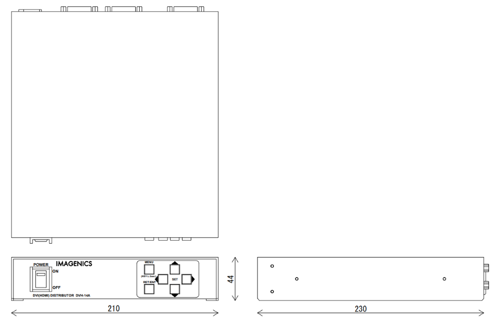 IMAGENICS DVI分配器（DVH-14A）