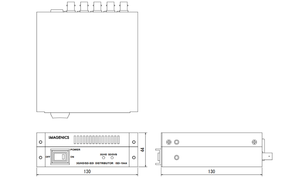 IMAGENICS HD/SD-SDI分配器（ISD-104）