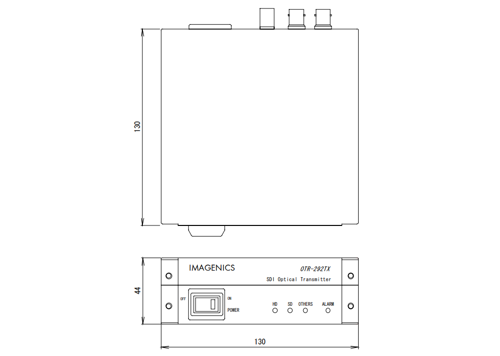 IMAGENICS SDIオプテカルトランスミッター（OTR-292TX）