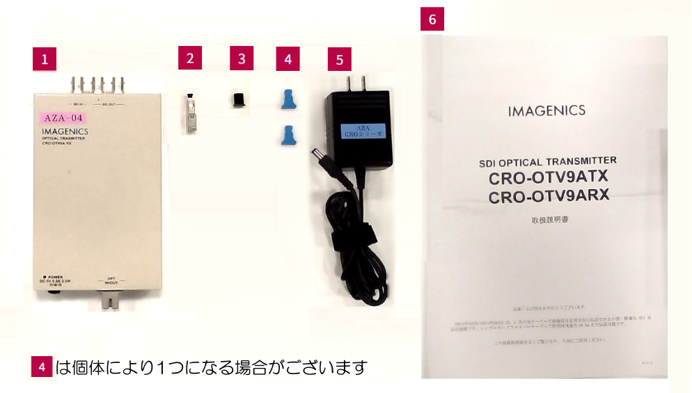 IMAGENICS 双方向SDI対応受信器（CRO-OTV9RX）