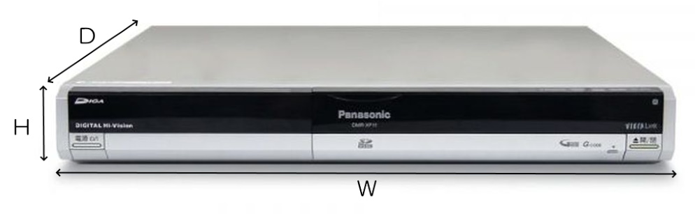 Panasonic HDD/DVDレコーダー（DMR-XP11-S）