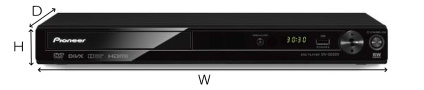 Pioneer DVDプレーヤー（DV-3030V）