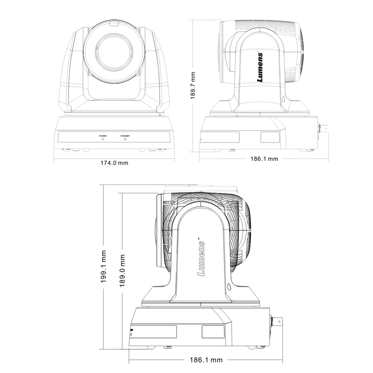 Lumens リモートカメラ（VC-A61P）