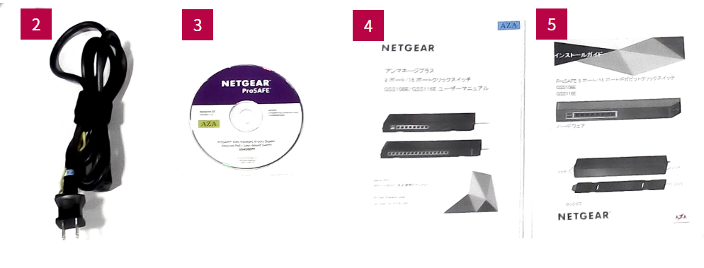 NETGEAR 8ポートスイッチングハブ（GS408EPP-100AJS）PoE+対応