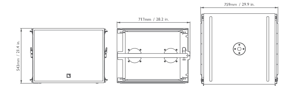 L-ACOUSTICS サブウーファー（SB18m）