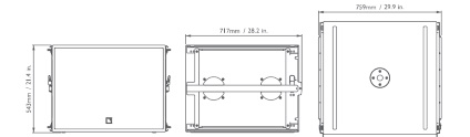 L-ACOUSTICS サブウーファー（SB18m）