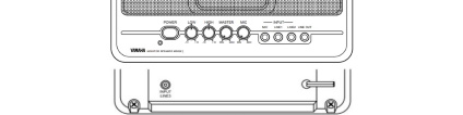 YAMAHA モニタースピーカー（MS202Ⅱ）