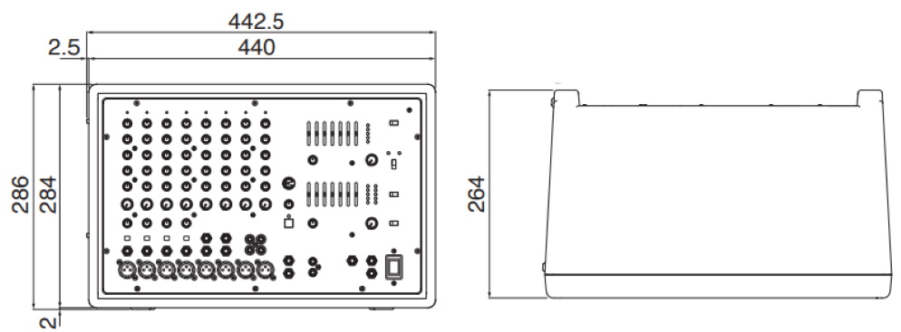 YAMAHA パワードミキサー（EMX312SC）