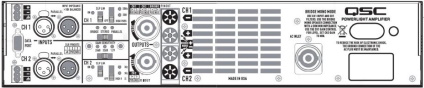 QSC パワーアンプ（PL340）