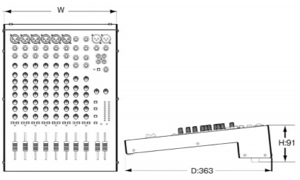 SOUNDCRAFT 6chアナログミキサー（EPM6）