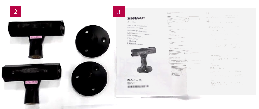 SHURE 1.2GHz帯アンテナ・ブースター（UA834Z16）*2個1組