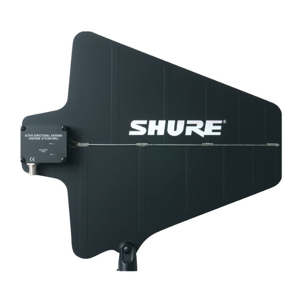 SHURE B帯アクティブ指向性アンテナ（UA870WB）*2個1組