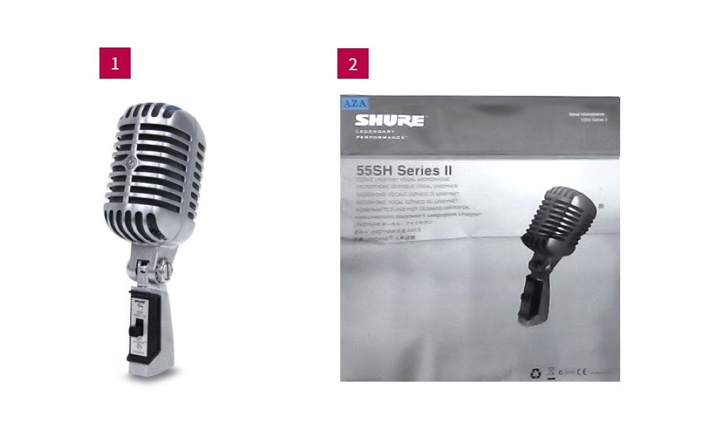 SHURE ガイコツマイク（55SH SeriesⅡ）     