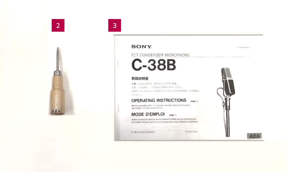 SONY コンデンサーマイク（C-38B）