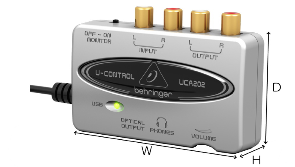 BEHRINGER オーディオインターフェース（UCA202 U-CONTROL）